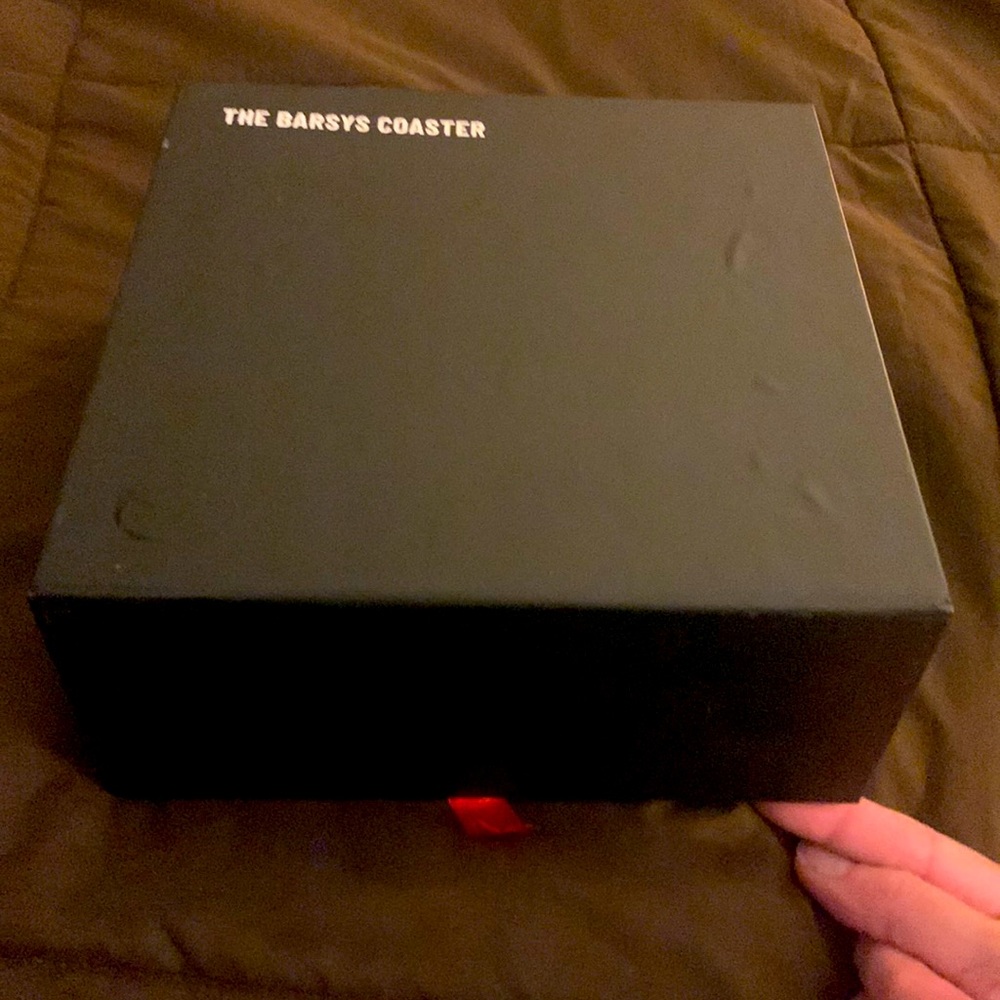 NIB Barsys Cocktail Recipe Coaster with Bluetooth